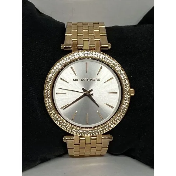 Michael Kors MK3402 Women Stainless Steel Analog Silver Dial Quartz Watch WO707 - Picture 3 of 12